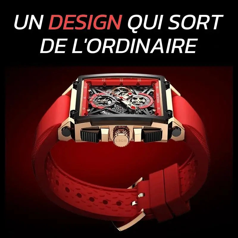 Montre Flamme Rouge synthemetric